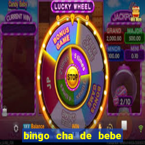 bingo cha de bebe cartelas para imprimir